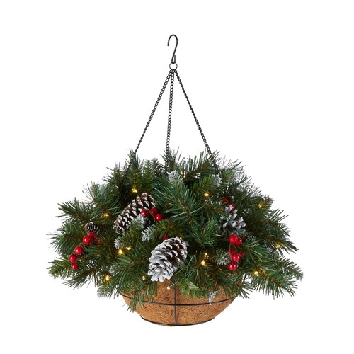 Pre lit artificial hanging - artificial,