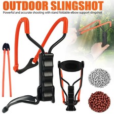 Slingshot Catapult Metal Handle powerful Sling Shot Outdoor Game Hunting New UK