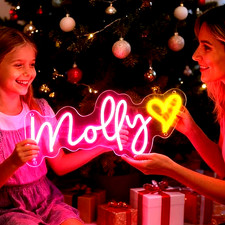 sign custom man cave led