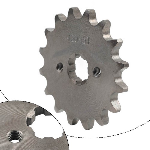 420chain 17mm 16t front - 16t,