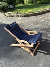 Garden Lounger Chair Wooden