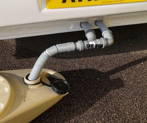 Caravan double drain away - drain,
