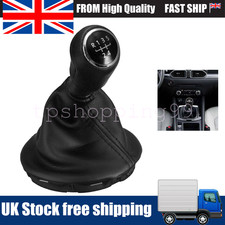 For VW Transporter T5 T5.1 T6 Gp Car Manual 5 Speed Gear Stick Gaiter Shift Knob