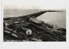 Isle of Wight. Giant Liner off Ryde Pier. R/P by Nigh. Railway Station. Bus.