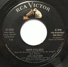 ANN GRAYSON - Nine O'Clock 
