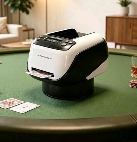 Automatic card shuffler - shuffler, &