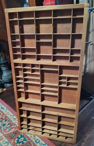Wooden printer tray type - printer's, set
