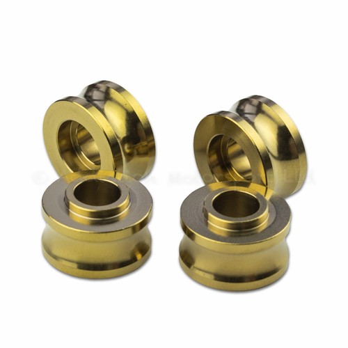 5mm gold titanium - gold, spacers