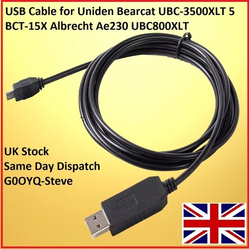 Usb cable for - for, bearcat
