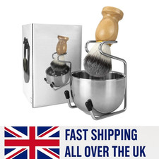 Mens Shaving Brush and Bowl