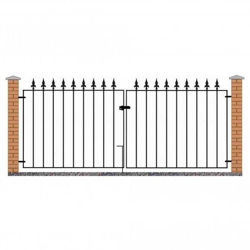 Spear top double gates 3ft - spear,