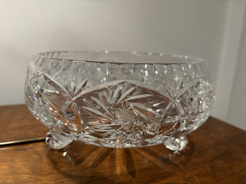 Vintage cut glass crystal - cut,