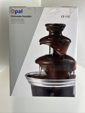 Chocolate Fountain Opal Stainless Steel 3-Tier  – 500 ml Party Fondue Machine