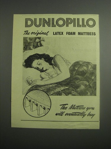 1948 dunlopillo mattress - mattress, ad