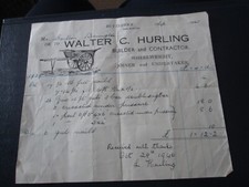 Walter C Hurling, Butterwick, Near Boston (Builder & Contractors, Wheelwright, #