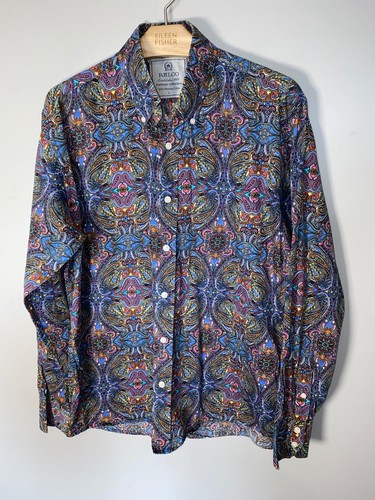 Relco mens funky paisley long