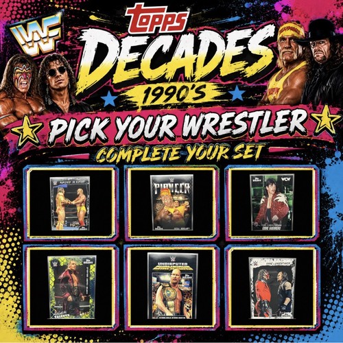 2026 topps decades wwe cards - topps,