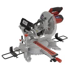 1x Sealey 250mm Double Sliding Compound Mitre Saw - SMS255