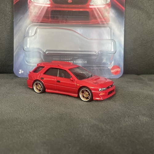 Hot wheels red - red, subaru