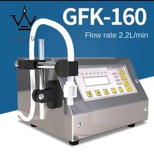 GFK-160 Electric Bottle Filler Liquid Filling Machine Honey Milk Oil Cosmetic