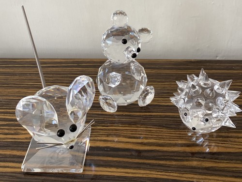 Swarovski crystal teddy mouse - teddy,