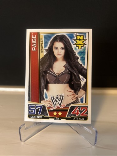 Paige wwe topps - paige, attax