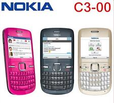 C3 Unlocked Nokia C3-00 Original Cellphone 2.0MP Camera FM MP3 MP4 Player 2.4"
