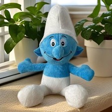 BRAND NEW 12 INCH SMURF SOFT TOY SMURFETTE PLUSH PAPA SMURF TOY