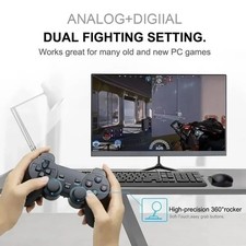 Wireless Game Controller Dual Vibration Gamepad For PlayStation 2 PS2 TV Box UK