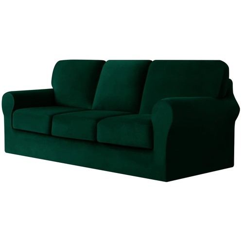 Luxury velvet sofa slipcover - velvet,
