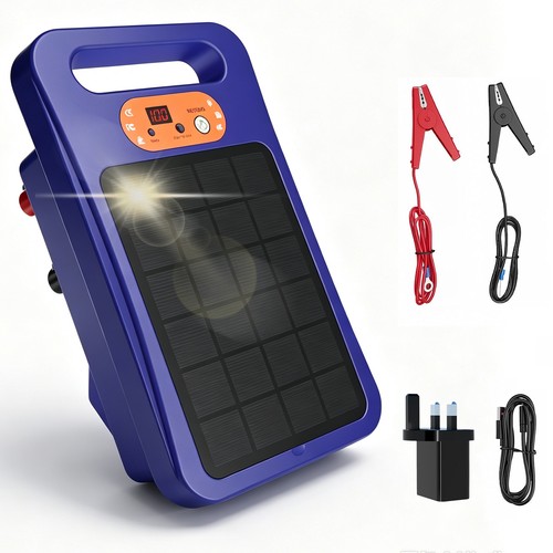 Solar electric fence charger - electric,
