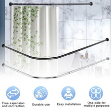 Shower Curtain Rail L Shaped