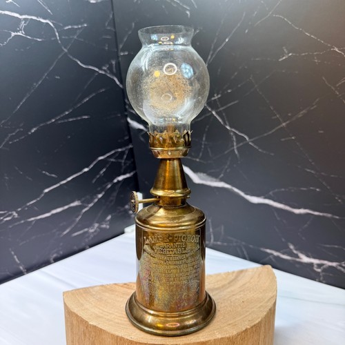 Antique lampe pigeon - antique, brass
