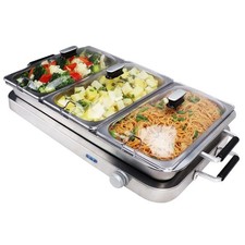 NEW! Stainless Steel 3 Pan