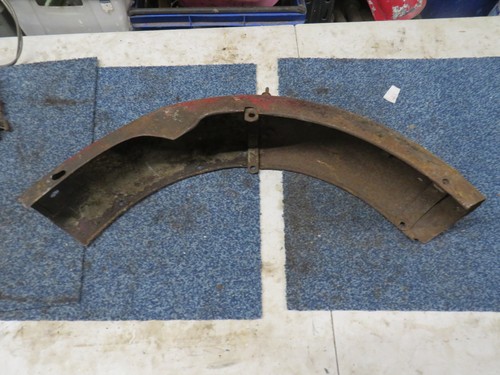 Bsa rear mudguard - rear, section