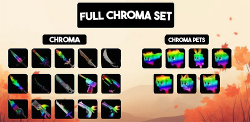 Chroma set mm2 mega bundle - mega, /