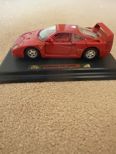 Burago 1987 ferrari - ferrari, red