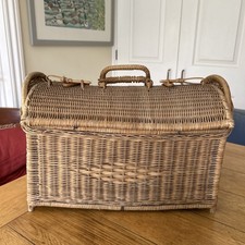 Vintage Wicker Picnic Basket