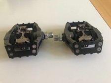 Shimano PD-M646 DX SPD Platform Pedals Grey Black MTB excellent condition