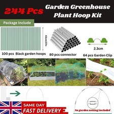 244Pcs Black Garden Greenhouse