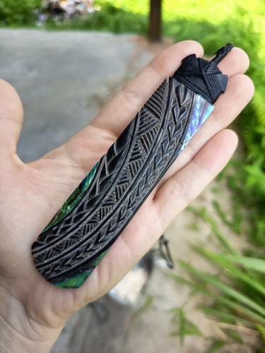 Large maori toki - large, pendant