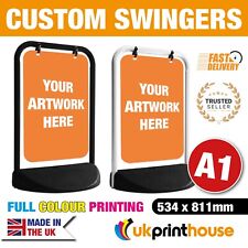 Custom Swinger Pavement Sign