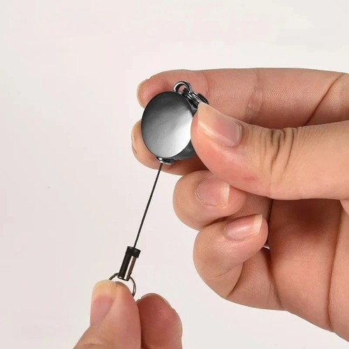 Retractable key chain pull - retractable,