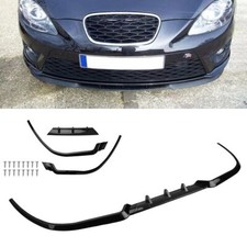 For Audi A4 S4 B6 8E Front Bumper Cup Chin Spoiler Lip Splitter Valance + Screws