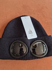 C.P. Company Black Wool Beanie