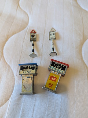 Vintage model petrol pumps - vintage,