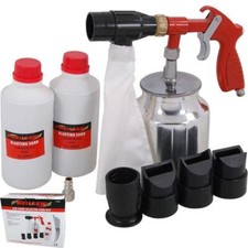 Air Shot Sand Blaster Sandblaster Air Compressor Set Rust Coating 1/4" CT4694