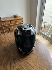 Arai Debut Full Face Helmet Size M Black White EXCELLENT condition