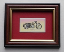 MOTOR CYCLE IMAGE FRAMED - NORTON 16H