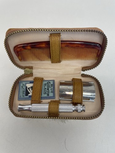 Vintage gillette blue shaving - vintage,